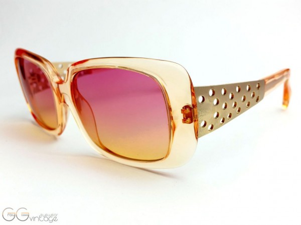 alain mikli Modell A0144-06 Oversized pink / orange Sonnenbrille